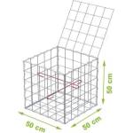  ГАБИОН CONCERTAINER 1x0.5x0.5м ф3мм (BK 7031143)