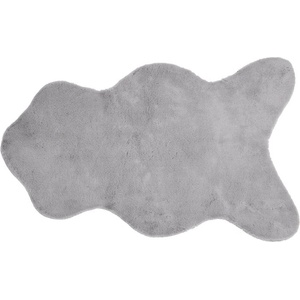 Tiseco Home Studio Сива изкуствена кожа Заек, 60 x 90 cm - Tiseco Home Studio (3344GREY)