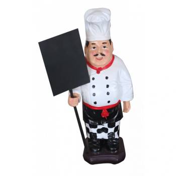 Image 1 of Horecano Пластмасова фигура готвач 38см CN-(2037 / 6162-2) - Horecano (0198463)