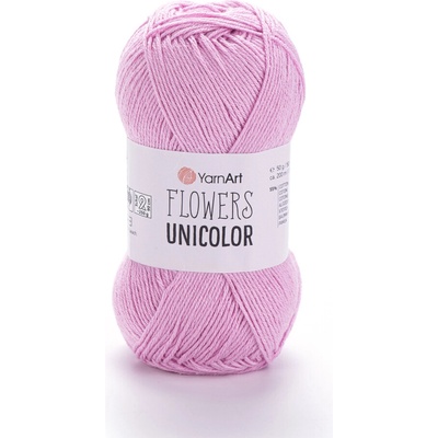 Yarn Art Flowers Unicolor 740 růžová