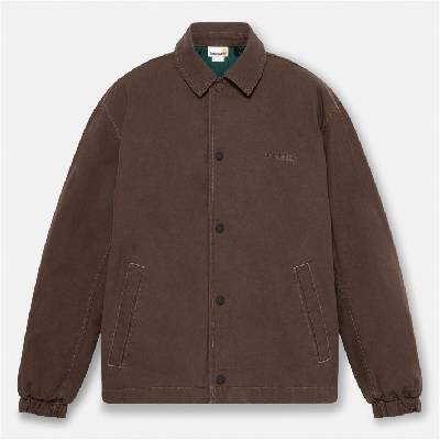 Timberland Men's Coach Canvas Overshirt - Choco Brown