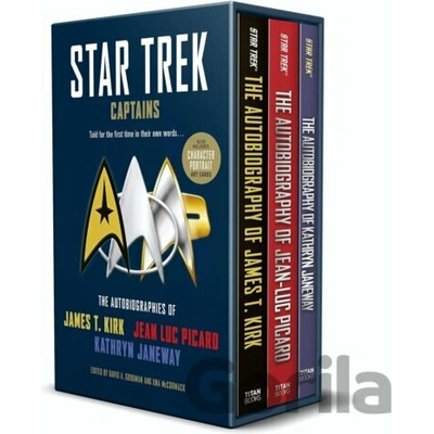 Star Trek Captains - The Autobiographies: Boxed Set with Slipcase and Character Portrait Art of Kirk, Picard and Janeway Autobiographies McCormack Una