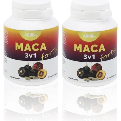 Adiel Maca 3v1 forte 2 x 90 kapslí
