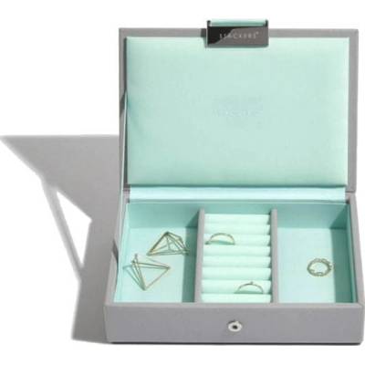 Stackers šperkovnice Grey Mint Mini Lid tyrkysová 73533