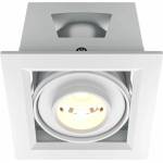 Maytoni Метална модерна бяла стенна лампа 11 x 10 см (DL093-01-10W3K-W)