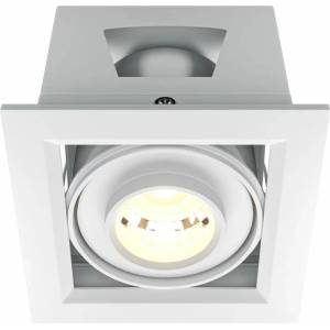 Maytoni Метална модерна бяла стенна лампа 11 x 10 см (DL093-01-10W3K-W)