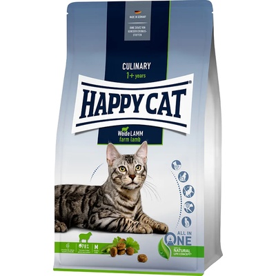 Happy Cat 10кг агнешко Adult Culinary Happy Cat суха храна за котки