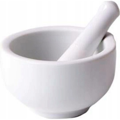 MPLCo Porcelánový hmoždíř s tloučkem 10,5 cm bílý