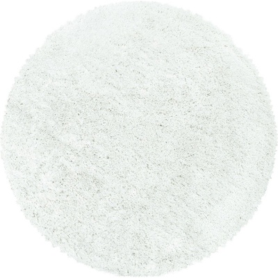 Ayyildiz Бял кръгъл килим ø 160 cm Fluffy - Ayyildiz Carpets (FLUFFY1601603500WHITE)