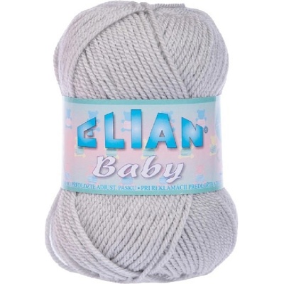 Pletací příze Elian Baby 4672 - šedá