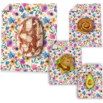 BajaBee Voskové obrúsky Multipack Bloom XL/M/M/S 40x48 cm 23x31 cm 23x31 cm 17x23 cm 1 ks