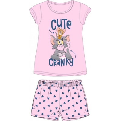 Dievčenské pyžamo Tom a Jerry 5204688 sv. ružová