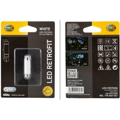 HELLA Žiarovka osvetlenia motorového priestoru 8GL 178 560-571