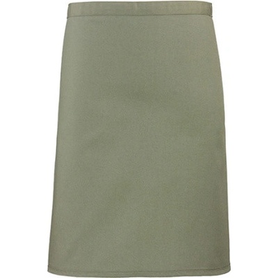 Premier Workwear Pracovní zástěra středně dlouhá PR151 Sage Pantone 5497 70x50cm