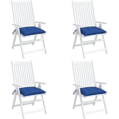 vidaXL Възглавници за палети 4 бр сини 50x50x7 см Оксфорд плат (361538)