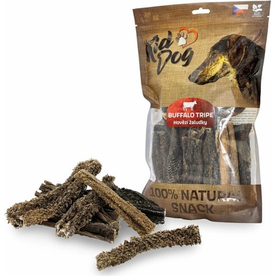 KIDDOG 100% Natural Snack hovädzie žaludek dršťky 12 cm 400 g