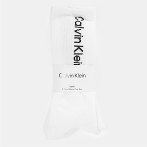 Calvin Klein Чорапи Calvin Klein Mens Crew Socks - White