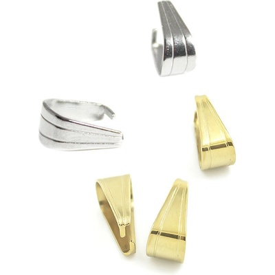 Leštěné ocelové šlupny 13x6x0,9mm - 1Ks+B - Nerez SL / 100Ks