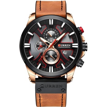 Curren Часовник curren fo-14225 - Кафяво / Черно kp14225 (fo-14225)