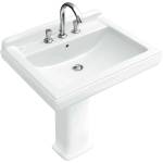 Villeroy & Boch Hommage - Умивалник 75x58 cm, с преливник, 3 отвора за кран, Ceramicplus, бял 7101A1R1 (7101A1R1)