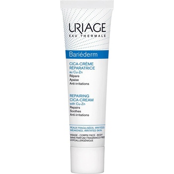 Uriage Bariéderm Cica reparativní krém s obsahem mědi a zinku Repairing Cream with Cu-Zn 40 ml