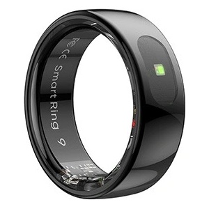 Powerton Smart RING PRO черен, измерв. на стреса, сърдеч. ритъм, мониторинг на съня, 10, Powerton (WPSR08-B10)