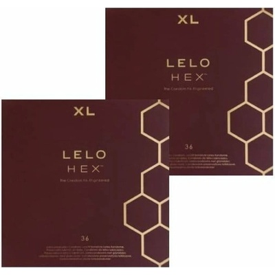 Lelo Hex Respect XL kondómy 72 ks