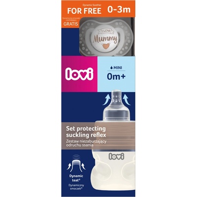 LOVI plastová lahvička + dudlík DS45870542 150ml