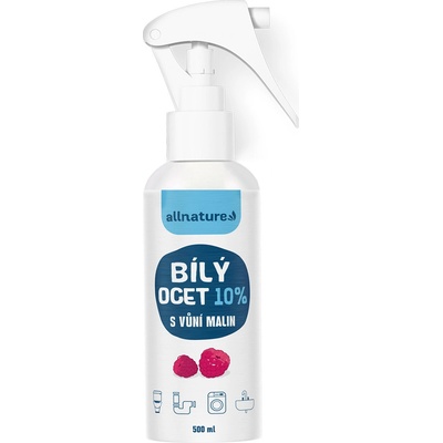 ALLNATURE Bílý ocet sprej 10 % s vůní malin 500 ml