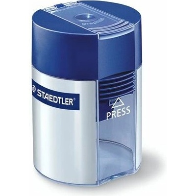 Struhadlo, jednodírové, se zásobníkem, STAEDTLER "511", modrá