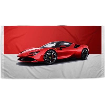 Sablio Uterák Ferrari na červenobielej 70 x 140 cm
