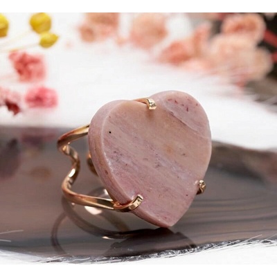 Nefertitis Be Beautiful Křišťál jahodový prsten NF54555