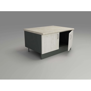 Image 1 of DST Кухненски модул MK-55 dst, 450/600/600-480, антрацид и бял дъб