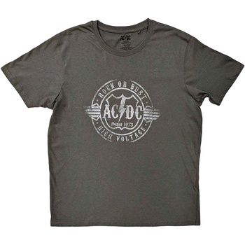 AC/DC Риза Rock or Bust Unisex Charcoal Grey L (ACDCTS78MC03)