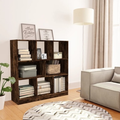 HangarStore.cz Knihovna kouřový dub 97,5x29,5x100 cm kompozitní dřevo, 826378