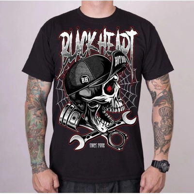 Black heart мъжка тениска black heart - riot - ЧЕРНА - 14002