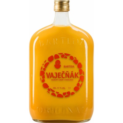 Bartida Vaječňák 17% 1 l (holá láhev)