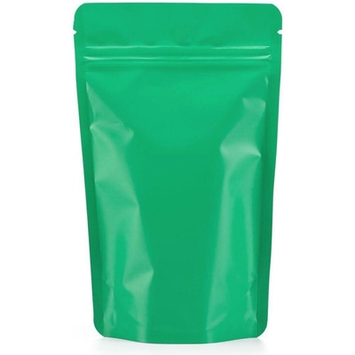 Doypack ZIP | zelený mat | metal.folie obsah 100ml (85 × 140 + 50mm)