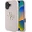 GUESS Калъф Guess Grained Big 4G Logo Small Classic Logo за iPhone 16 - розов (3666339424824)