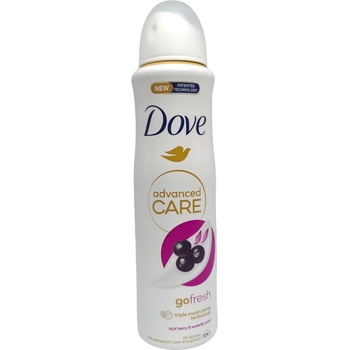 Dove дезодорант дамски, Go fresh, Acai berry & Waterlily scent, 150мл