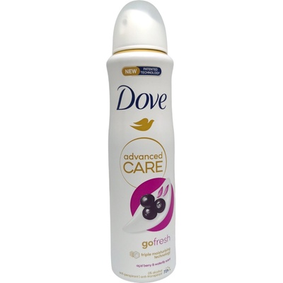 Dove дезодорант дамски, Go fresh, Acai berry & Waterlily scent, 150мл