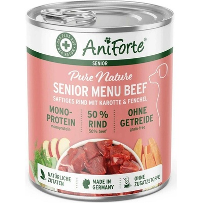 AniForte SeniorMenu hovězí s mrkví 400 g