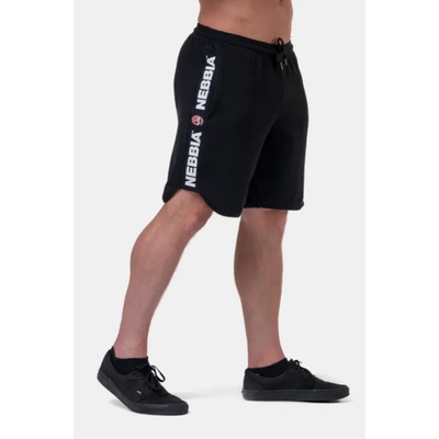 NEBBIA Pánske šortky Legend-approved Black XXL