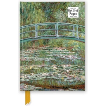 Flame Tree Publishing Claude Monet: Bridge over a Pond of Water Lilies (Foiled Dot Grid Journal)