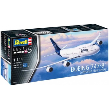 Revell Plastic ModelKit letadlo 03891 Boeing 747 8 Lufthansa New Livery1:144