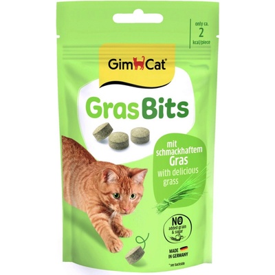 Gimborn Gimcat Gras Bits tabletky s kočičí trávou 40 g – Zbozi.Blesk.cz