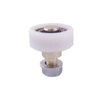 Polyamidové vodící kolečko ø 43mm s ložiskem, M12