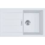 Franke Sirius 2.0 - Мивка от тектонит S2D 611-78, 78x50 см, бяла 143.0613. 581 (143.0613.581) Мивка за вграждане