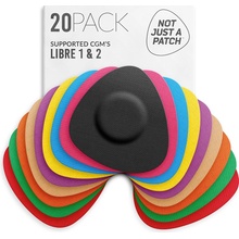 Not Just a Patch náplast k senzorům CGM FreeStyle/Medtronic multicolor 20 ks
