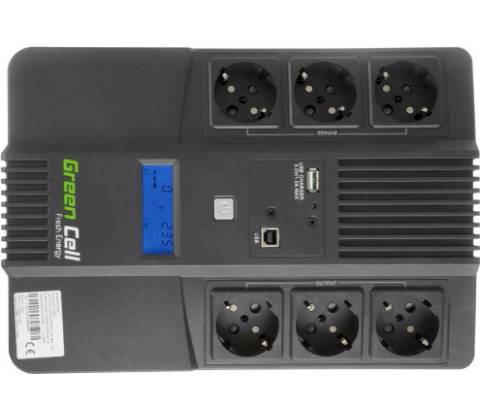 Green Cell AiO LCD 600VA UPS06